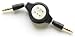 eTECH Collection 3 Pack of Retractable 3.5 mm Auxiliary Cable Cord,3.5mm to 3.5mm AUX Audio Cable,For Apple iPhone 6 Plus 5S/5C/5/4S/4, HTC ONE M7, M8... -- Free Shipping From USA