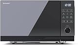 Sharp YC-GC52FU-B 25L 900W Microwave Grill Convection Oven - Black view 2
