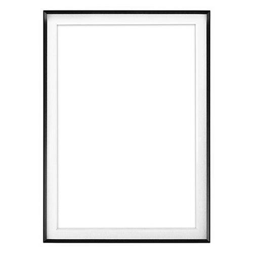 Fineline Picture Frame Color Black, Size 16" x 20" Frame/8" x 10" Mat Single Frames