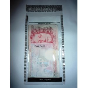 1000 x Tamper Evident Money/Note Wrapper Bank bags