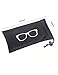 Glasses Pouch Soft Eyeglasses Case Pouch With Bead Lock Soft Sunglasses Case Glasses Bag Microfiber Sunglasses Pouch Bag