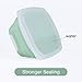 JIAJIBAO Collapsible Food Storage Containers for Kitchen - Space Saving - BPA Free fresh box, 3 Pack with Square+Round+Rectangle Insulated Reusable washable Lunch Containers