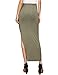 ROMWE Women's Side Slit Slim Fit Pencil Skirt