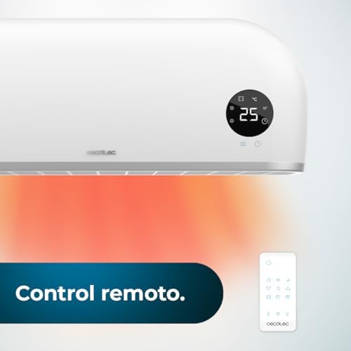 Cecotec readywarm 2000 max box aquecedor de banheiro cerâmico com 2.000 w, display led, controle remoto e proteção ipx2, 20 m2