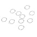 RoseSummer 20pcs Women Fashion Hip-Hop Braid Sliver Ring Hair Clip Pin Accessory DIY