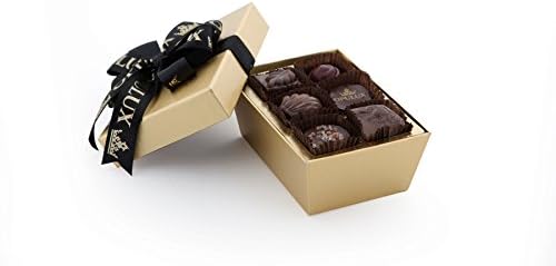 Gourmet, Artisan Chocolates, Made with Certified Organic and Fair Trade Cacao. Gluten Free. 100% Satisfaction Guarantee. 12-Piece Elegant Gift Box
