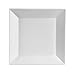 CAC China KSE-6 Kingsquare 6-Inch Super White Porcelain Square Plate, Box of 36