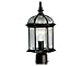 Kichler 9935BK Barrie Outdoor Post Mount 1-Light, Black