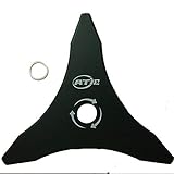 Pool Supply Town ATIE 12" x 3 Teeth Heave Duty Steel Brush Cutter, Trimmer, Weed Eater Blade