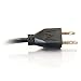 C2G 3FT Premium Universal Extension Cord - Power Extension Cord for TV, Computer, Monitor, Appliance & More (03114)
