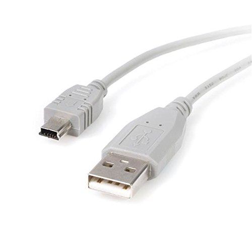 Click Here to See More Images StarTech 1-Feet Mini USB 2.0 Cable - A to Mini B (USB2HABM1)
