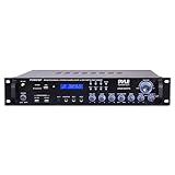 PYLE Multi Channel Bluetooth Preamplifier Receiver