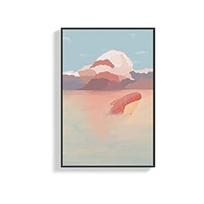 Framed Canvas Wall Art for Living Room, Bedroom Dolphins Canvas Prints for Home Decoration Ready to Hanging - 16x24 inches