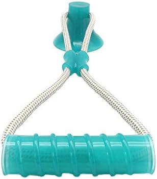 Dog Toy Suction Cup Dog Molar Bite Ball Push Toy Interactive Fun Pet Rope Chew Toy with TPR Stick Pet Tooth Cleaning/Chewing/Playing Dog Bite Stick Toy