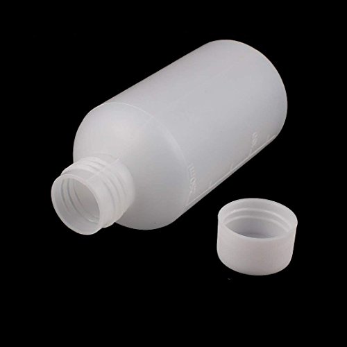 GDGY 8Pcs 250ml, 8.5OZ PE Plastic Empty Small Mouth Graduated Lab Chemical Container Reagent Bottle Sample Sealing Liquid Medicine Bottle (8pcs 250ml, 8.45)
