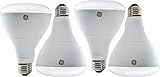 GE Lighting 34303 LED 10-watt 700-Lumen Dimmable R30 Indoor Floodlight with Medium Base, Soft White, 4-Pack