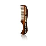 Kent The Handmade Comb - 73 mm Fine Toothed Moustache and Beard Comb Hair Brushes