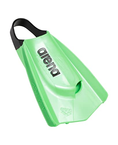 arena Powerfin Pro II Schwimmbad-Trainingsflossen, Schwimmflossen für Erwachsene, Flossen aus 100% Silikon, Komfortable Kurzflossen für das Schwimmbad