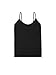 Boody Body EcoWear Women’s Cami, Scoop Neck Camisole, Soft Breathable, Lightweight Slim Fit, Viscose Made from Bamboo, Black, Medium