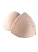 eBoot 3 Pair Removable Bra Inserts Sport Swimwear Bra Pads, White, Black, Beige