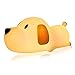 Silicone LED Papa Puppy Night Light Touch Sensor Switching Night Lamp, Transform Between Warm White 2700K and White 6500K, Safe SIL+ABS, Sleep Timer Setting for Kids Babies Bedside and Nursery