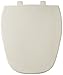 BEMIS 1240200 036 Eljer Emblem Plastic Toilet Seat, ROUND, Natural