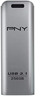PNY Elite Steel 256GB USB 3.1 Flash Drive - 80MB/s Read Speed view 2