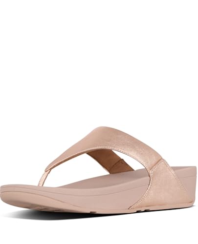 FitFlop Lulu Leather Toepost Color Rose Gold