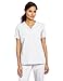 WonderWink Women's Charlie 5 Pocket Y-Neck Wrap Top, White, X-Large