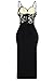 ZKESS Womens Sleeveless Bustier Lace Top Party Club Bodycon Dress Small Size Black