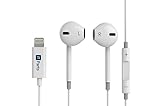 iTParts EarPods with Remote Control and 8 Pin Lightning Connector For iPhone 7 / 7 Plus / 6 / 6S / 5S / 5C / 5 - Wired Earbuds EarPods Headphones for iPhones, White