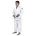 Elite Sports Kid's New Item Deluxe Ijf Judo Gi with Preshrunk Fabric and Free Belt (0), White
