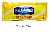 Hellmanns Real Mayonnaise 3/8 oz - 50 packs