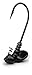 Megastrike Pro Series E2 Shakey Head Jig, Pack of 4 (3/16-Ounce, Black)