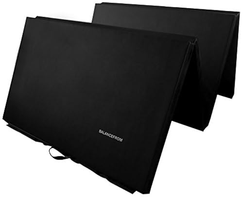 thumbnail image 2 of Signature Fitness 10ft X 4ft Four-Fold Exercise Mat - 2-Inch Thick, With Handles & Velcro, For MMA, Gymnastics, Home Gym Flooring 2 of 14