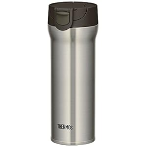 THERMOS 真空断熱ケータイタンブラー 【ワンタッチオープンタイプ】 0.48L クリアステンレス JNM-480 CS