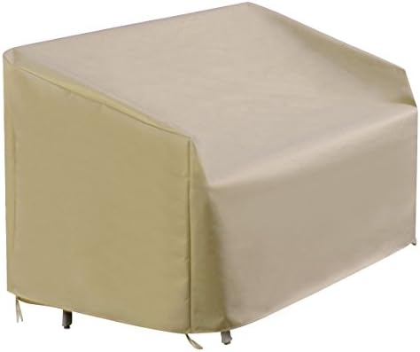 Patio High Back Three-Seats Sofa Cover Waterproof Outdoor Furniture Protection