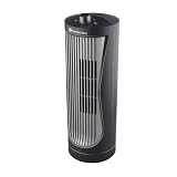 Comfort Zone CZ112 Quiet 2-Speed 12-inch Oscillating Desktop Tower Fan with High-Performance Centrifugal Blades