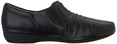 Clarks Womens Everlay Coda Slip On Loafer Black W Desertcart