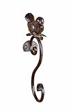 Creative Co-Op Metal Bird Hook, Rust