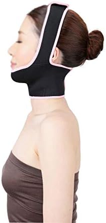 FS Face Lift Mask,chin Strap Recovery Post Bandage Headgear Face Mask Face Thin Face Mask Artifact Beauty Face And Neck Lift Black Mask