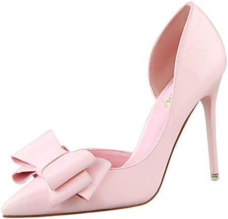 Women Shoes,YJYdada Women Pumps Sweet Bowknot High Heels Shoes Sexy Thin Pointed Single Shoes