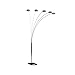 ORE 6962SN 5-Headed Metal Dome Shade arc Tree Floor lamp, 84