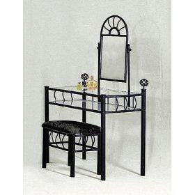 Sunburst Design Black Vanity Set Table Mirror And Bench Buy Online In Albania Homemartamerica Products In Albania See Prices Reviews And Free Delivery Over 7 500 Lek Desertcart