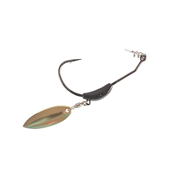 Hanxing-Joint-Ultra-Point-Power-Twist-Lock-Plus-Spin-Gold-Silver-Swim-Bait-Weighted-Hooks-5pcs-contains