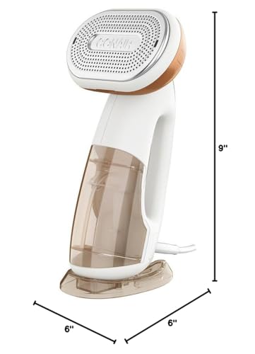 Conair Hand-Held Turbo ExtremeSteam Garment Steamer, Steam and Iron, 2-IN-1 with Turbo, One Size, Gold/White