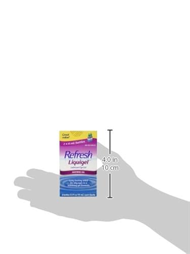 Refresh Liquigel Lubricant Eye Gel, 2 Bottles 0.5 Fl Oz (15mL) Each Sterile  (30mL) in Saudi Arabia | Whizz Vision Care
