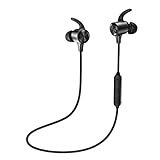 TaoTronics Wireless Headphones, Sports Bluetooth 4.2 in Ear Earbuds with IPX6 Sweatproof for Running, Magnetic Earphones with aptX Lossless Stereo (Noise Cancelling Mic, 8 Hours Playtime)