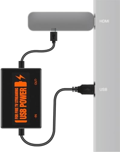 Amazon.com: ienza USB Power Charge Cable for Fire TV Stick: Power