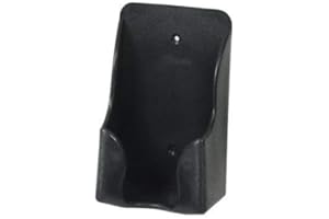 LBH Market Small Plastic 4lb Mineral Salt Block Holder for Deer, Whitetail, Goat, Horse - Salt Lick Block, Stall Wall Fasteners Included (Black)